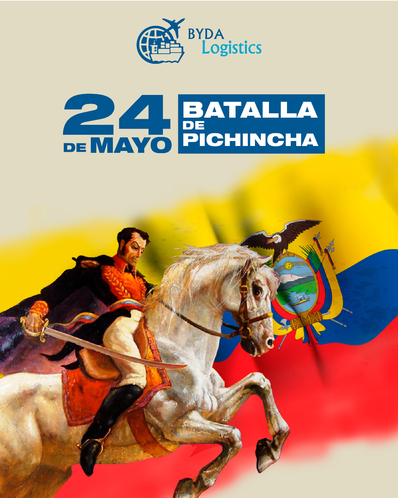 ¡Hace 203 años nació nuestra libertad en las faldas de un volcán! 🇪🇨
Cada 24 de mayo, recordamos la heroica Batalla del Pichincha, un hito que selló la independencia de lo que hoy es Ecuador. En medio de la niebla y la altura, valientes lucharon por un ideal que hoy vivimos: ser una nación soberana.
Su sacrificio y coraje nos dieron la patria que amamos. Hoy honramos su legado y celebramos nuestra historia.
#BatallaDelPichincha #24DeMayo #IndependenciaDeEcuador #HistoriaEcuatoriana #Libertad