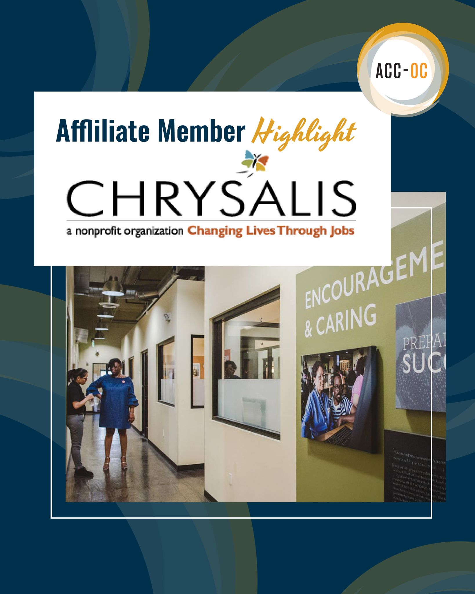 Member Highlight – Chrysalis
Meet Chrysalis — empowering Orange County’s most vulnerable residents through employment programs and housing support.
From job readiness to housing stability, they’re making lasting change in our communities.
Learn more at changelives.org
To learn more about our members, make sure to follow us!
#ChangingLives #HousingSupport #WorkforceDevelopment #ACCOC #OCPartners #MemberSpotlight