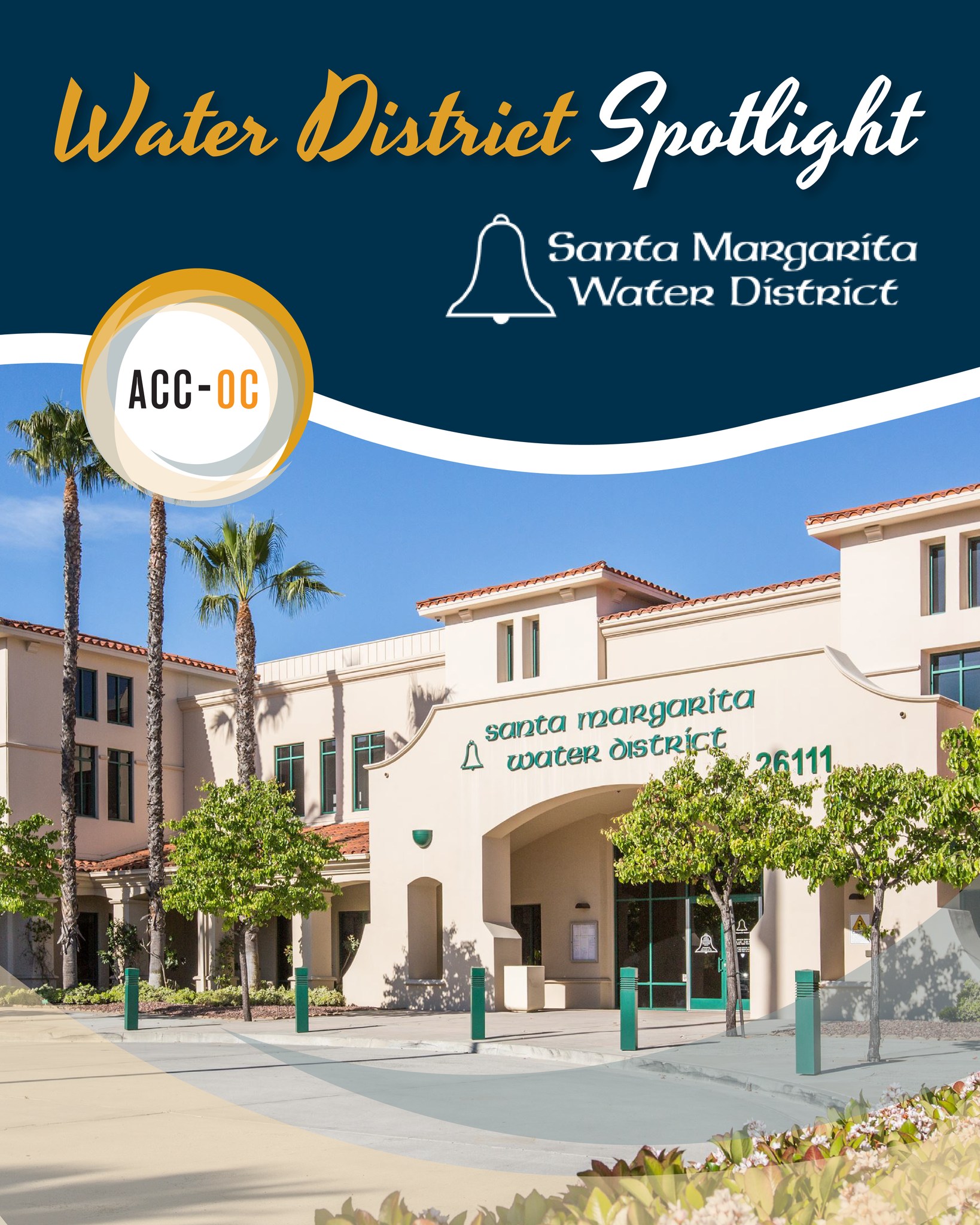 💧 Water Spotlight: Santa Margarita Water District
Serving over 200,000 residents across south OC, SMWD is leading the way with water reuse, drought resiliency, and smart irrigation education. From recycled water for parks to conservation workshops, their innovation keeps Orange County flowing.
Learn more at smwd.com