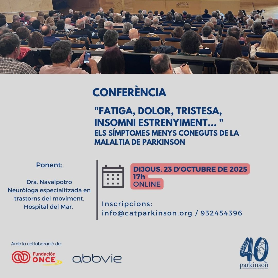 #juntsmiremcapalfutur #catparkinson #Parkinson