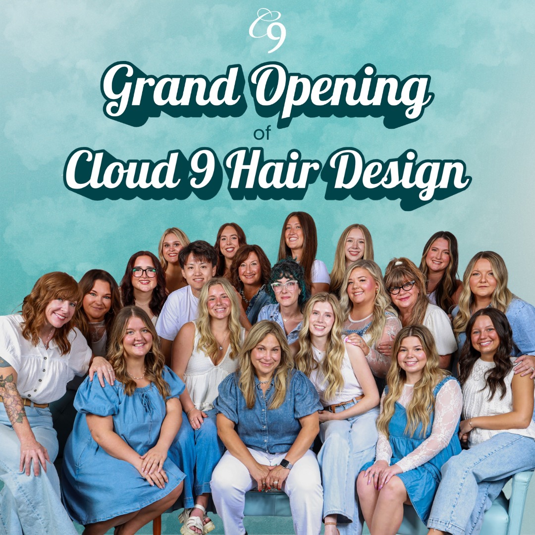 Our grand opening is here! Our new Fishers celebration is tomorrow for Small Business Saturday. We’ll be at 8800 North St, Suite 118 at the Spark Apartments off Lantern Road from 9 to 5, and you’re invited to stop in and celebrate with us.
Here’s what’s waiting for you:
✨ Swag bags
🎟️ Door prizes and raffles
🍷 Sips and bites
💛 A first look at our new space
Swing by and say hello. We can’t wait to welcome you in and celebrate the start of this new chapter! While supplies last.
#cloud9hairandspa #indyhair #fishershair