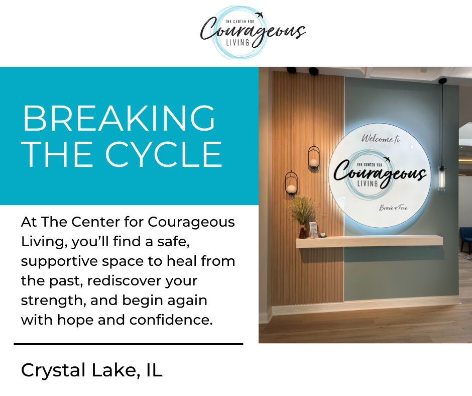 Cycles of hurt—whether emotional, verbal, or relational—can feel impossible to break. They often begin quietly, growing over time until they feel familiar or unchangeable❤️🩹. The first step toward healing is awareness: recognizing what’s happening and naming it for what it is.
At The Center for Courageous Living, we walk beside you as you begin that process. In our supportive environment, we help you recognize the patterns that have kept you stuck, understand the fears that hold you back, and begin building the confidence to create something new.
Our team provides guidance, tools, and consistent support to help you strengthen your voice, set healthy boundaries, and move toward greater peace and self-respect🫂. Each session is designed to meet you where you are, helping you take steady steps toward safety, empowerment, and balance.
Healing doesn’t mean forgetting—it means reclaiming your story. It’s choosing to face what feels hard, trust in your own resilience, and believe that life can be different. Every small act of courage moves you closer to freedom. 💛
💭 Reflection: What is one small change you can make this week that supports your peace, safety, or sense of self?
👉 You don’t have to do this alone. Reach out today to connect with The Center for Courageous Living and begin your journey toward lasting change and growth.
📍 Crystal Lake, IL | 📧 gia@centerforcourage.com
📞 815-707-4806 | 🌐 centerforcourage.com
#BreakingTheCycle #TraumaRecovery #EmotionalHealing #HealthyBoundaries #Empowerment #HealingTogether #TheCenterforCourageousLiving #CourageToChange #HopeAndHealing #TherapySupport #McHenryCountyIL #Illinois