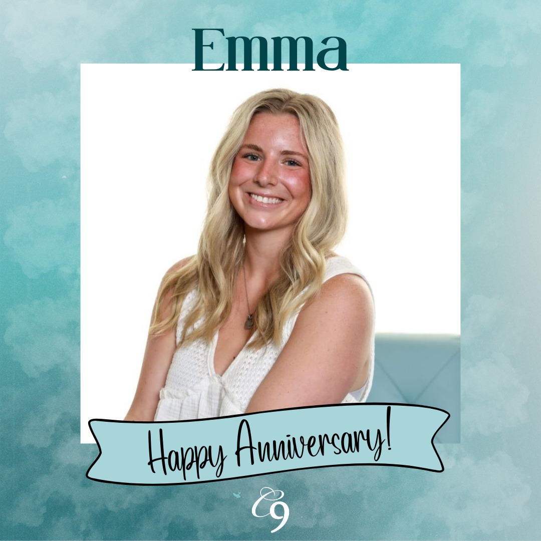🤍 Happy 3rd anniversary to Emma W. We’re so grateful to celebrate you today and so thankful to have you as part of our team.