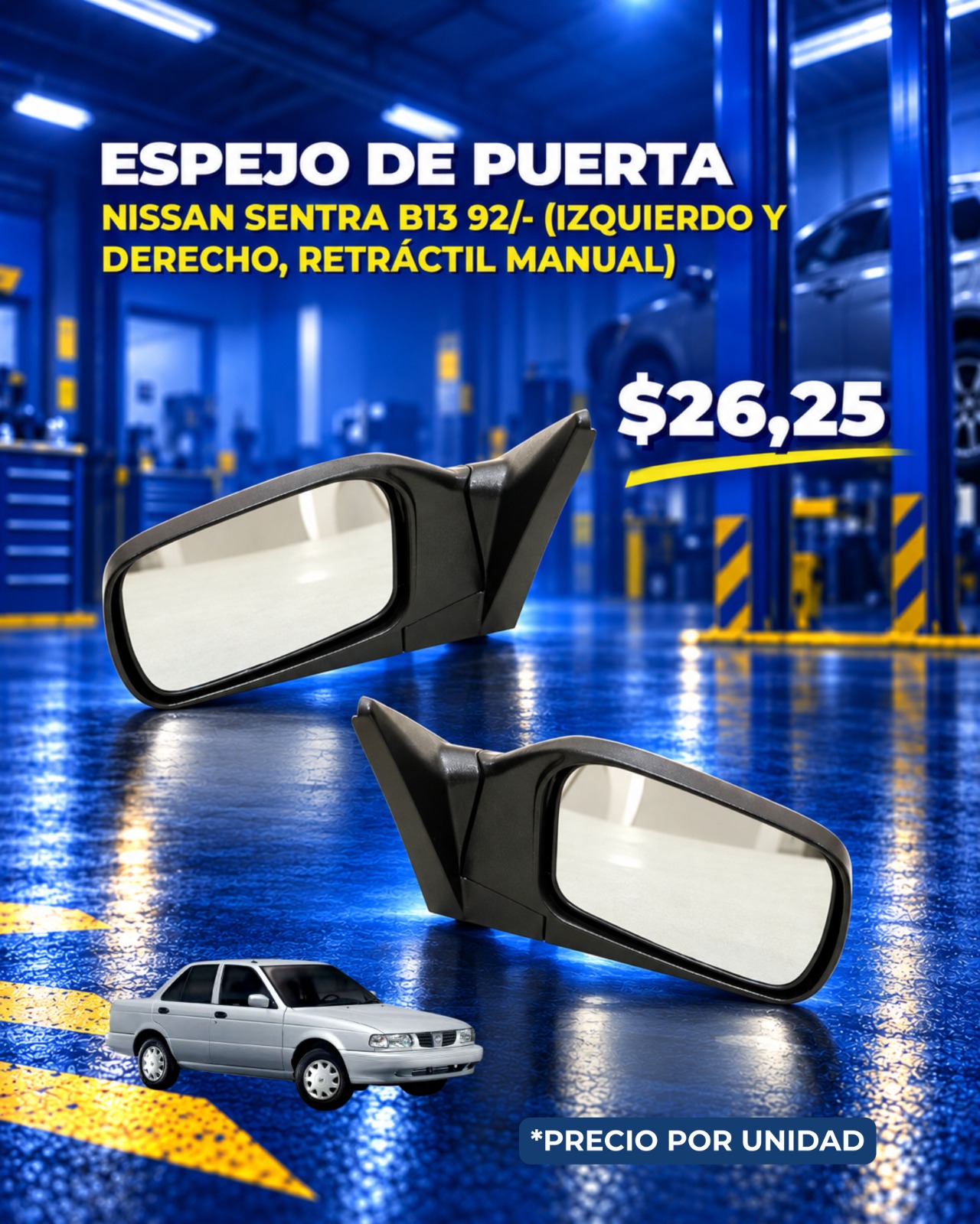 ¿Ese golpe, espejo roto o guardafango en mal estado sigue esperando👀? ¡Esta es la oportunidad para solucionarlo 😎!
Tenemos OFERTONES en carrocería TYG 🔥: capós, espejos y guardafangos para diferentes modelos de Chevrolet, Hyundai, Kia, Suzuki y Nissan.
Calidad con precios increíbles SOLO POR ESTA SEMANA ⏰.
¡Visita Cedepa antes de que cambie la promo! 🏃🏻💨:
📍 Matriz: Calle 110 y avenida 102.
📍 Sucursal: Avenida 113 y calle Las Acacias.
📲 0995541378
#CedepaEsGarantía #TYG #CarroceríaTYG #PromocionesCedepa #AutopartesManta #RepuestosManta #RepuestosEcuador