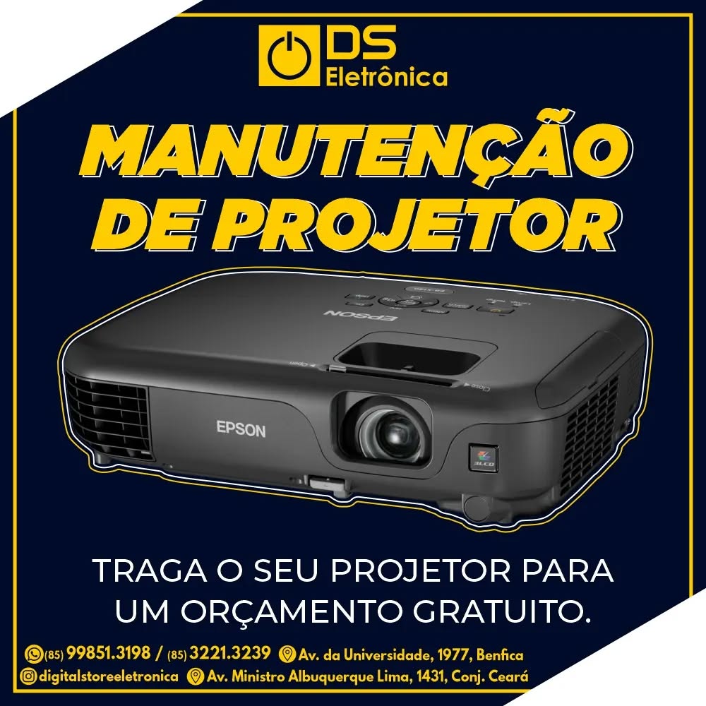 Potencialize sua experiência visual com nosso serviço de conserto de projetor. Na DS Eletrônica, somos especialistas em trazer de volta a nitidez e brilho à sua projeção.
🔧 Reparos especializados.
👨🔧 Técnicos experientes.
💼 Orçamentos transparentes.
Toque no botão abaixo e fale conosco💡
#ConsertoDeProjetor #DSConsertos #projetor #reparoprojetor #datashow #assistenciatecnica