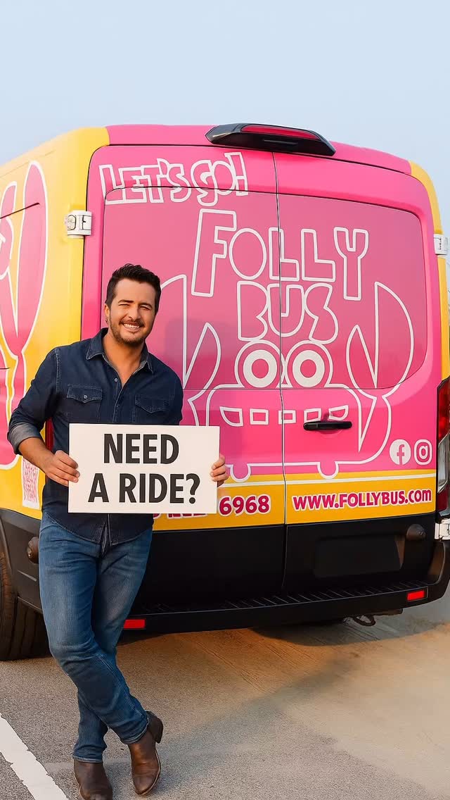 Luke Bryan’s asking the real questions… 👀🚌
🎤 Headed to the concert on Friday, July 18?
🚐 Let Folly Bus be your VIP ride to the party (parking stress not invited).
🎶 Good vibes, no parking fees $$, no traffic headaches.
📍 www.follybus.com
#FollyBus #LukeBryanConcert #NeedARide #CharlestonVibes #LetsGo#FunWithAI