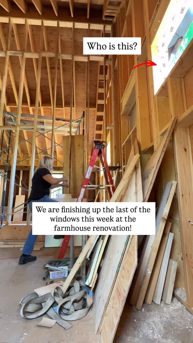 Farmhouse Renovation Update🏡
We are finally working on the last and coincidentally the worst wall of the farmhouse this week. We have had the lift here for far too long $$$ 😳and are trying to get everything done up high that we can to get this rental returned!
The last 4 upper windows are in and we’ll be wrapping up today with foam board and strapping!
#renolife #renocouple #renovationjourney #renovationproject #houserenovation #princeedwardcounty #farmhouserenovation #farmhousereno #housetransformation
