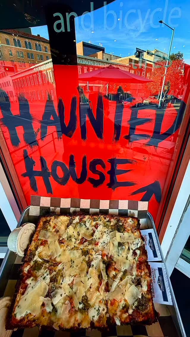 When you can’t make it to Disney but Downtown is only 5 minutes away! Come check out the scariest haunted house in town and kill two zombies with one stone when you stop by and try the best Detroit pizza of your life!
