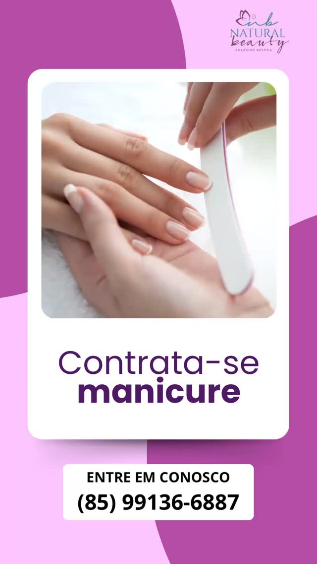 Estamos contratando
MANICURE
Entre em contato conosco:
(85) 99136-6887
#vagadeemprego #manicure