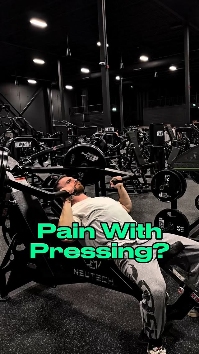 Pain with pressing movements?
Stop squeezing your shoulder blades together!
Encouraging proper movement from the scapula is important for proper shoulder mechanics.