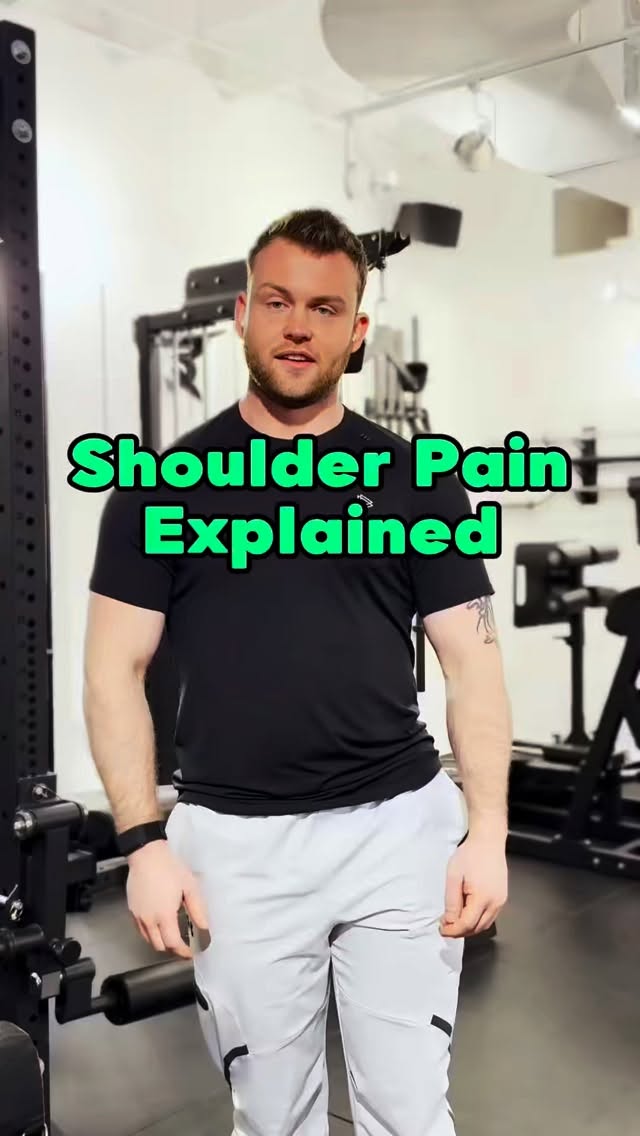 Front-of-shoulder pain while lifting doesn’t automatically mean you’re injured.
In fact, most of the time we see pain right at the front of the shoulder, it’s not a tissue problem at all.
It’s a positioning problem.
When your posture lives in a rounded-forward position, your shoulders lose space.
Every press, raise, or bench turns into a shrug.
Your neck overworks.
The front of the shoulder gets compressed.
Pain shows up.
That’s why simply “strengthening the shoulder” rarely fixes it.
This warm-up drill is one we use often to start cleaning that up:
• Promotes anterior ribcage expansion
• Helps restore better shoulder positioning
• Reduces the need to shrug and overuse the neck
• Makes lifting feel smoother and less pinchy
Try this before your upper-body sessions and see how your shoulders feel.
If shoulder pain keeps showing up in your lifts, it’s usually a signal that something upstream needs attention—not that you need to stop training.