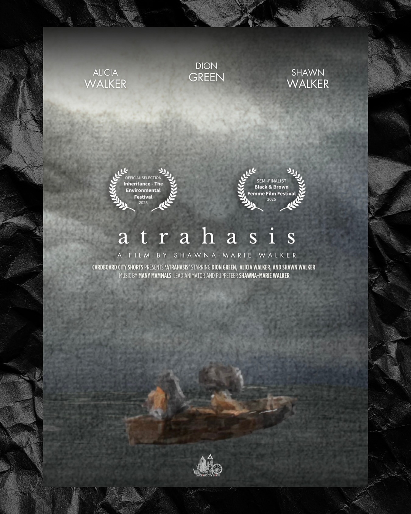 Big news! My short film Atrahasis will be screening at the Inheritance Film Festival on May 24 & May 31 — and it’s also a semi-finalist in the Black & Brown Femme Film Festival!
I’m incredibly proud of this piece and the journey it’s on. Thank you to my parents, my family, and my incredible animation team! This wouldn’t be possible without your love and support. Can’t wait to see where Atrahasis flows next.
#AtrahasisFilm #StopMotion #InheritanceFilmFestival #BlackAndBrownFemmeFilmFest #WomenInAnimation #IndieAnimation #SustainableFilmmaking