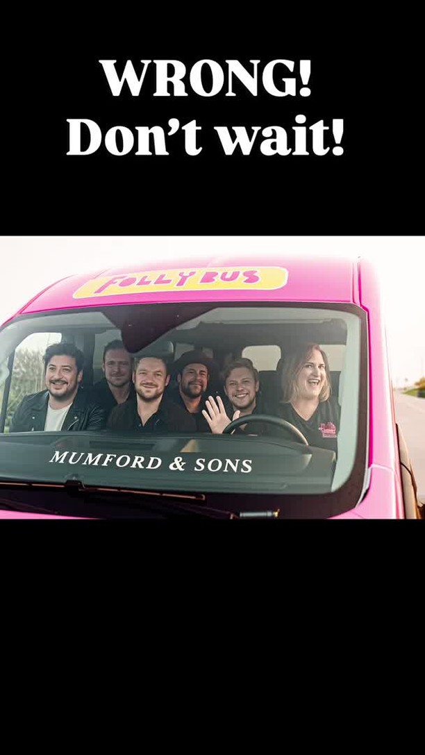 🎶 Don't wait or fret about parking or traffic—book your ride with Folly Bus for an stress-free ride to see Mumford & Sons this Sunday, July 27th at Credit One Stadium! 🚍✨ Head to follybus.com to grab your quote and let the good times roll! 🥳 #FunWithAI #MumfordAndSons #FollyBus #DontWait