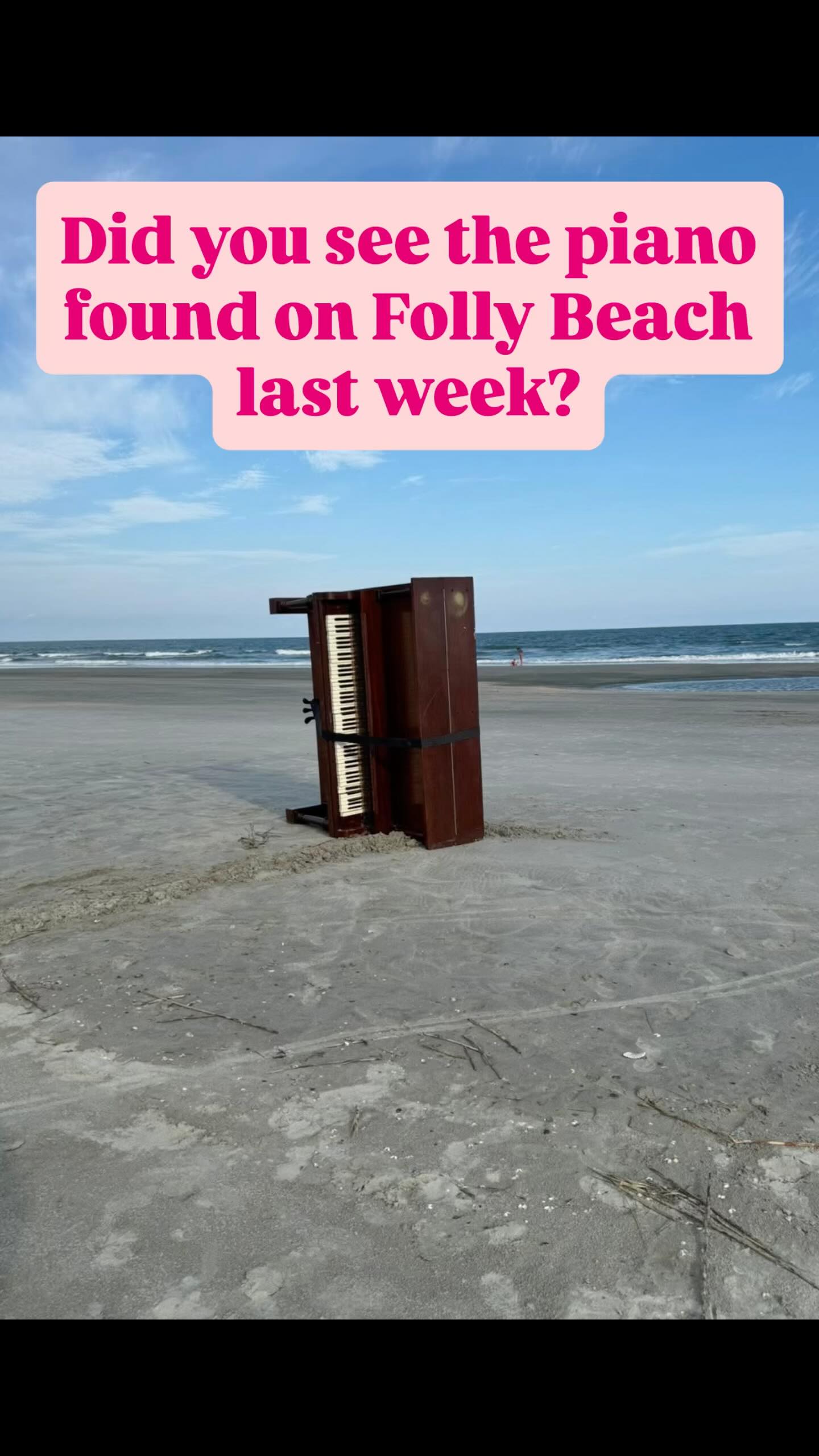 🎹 Folly Beach said ‘take it or leave it’ — so we took it… straight to the bus.
#LiveFromRowOne #RideLocal #RideLikeTheWind #FollyBus #FollyBeachPiano