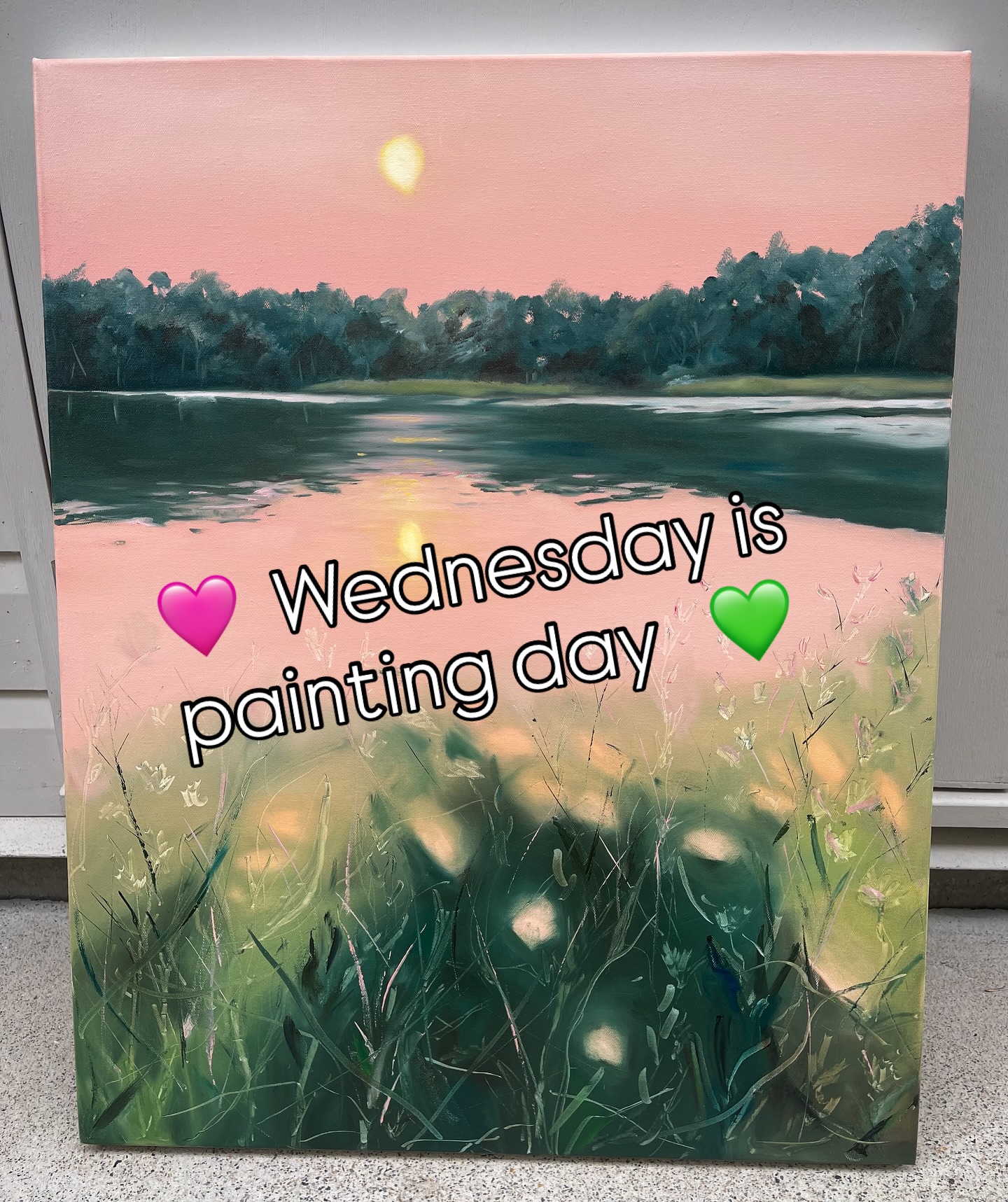 Landscapes are my focus today...wanted to mix things up a bit! 🖼️. Work in progress....50x70cm in oils. Thanks to Marie Rajkovacz for the beautiful reference photo.
#oilpainting #brisbaneartist #bienarté