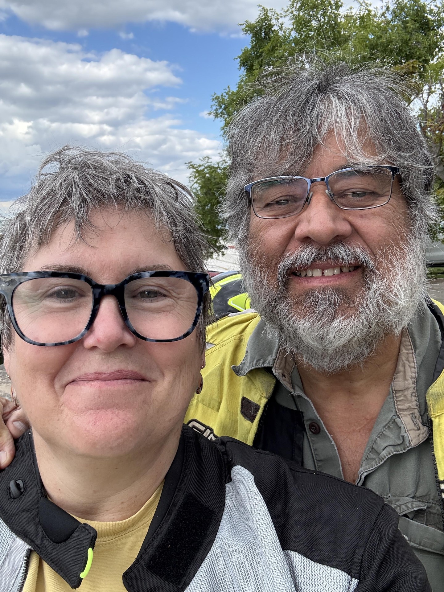 for the past 10 years my husband and I have celebrated our anniversary with a motorcycle ride....and it usually includes a stop at a chip wagon..and a good case of helment head. It's hard to believe but we are still discovering new routes through this wonderful province.
#anniversary #istilllovehim #40yearsstrong #matchingpair