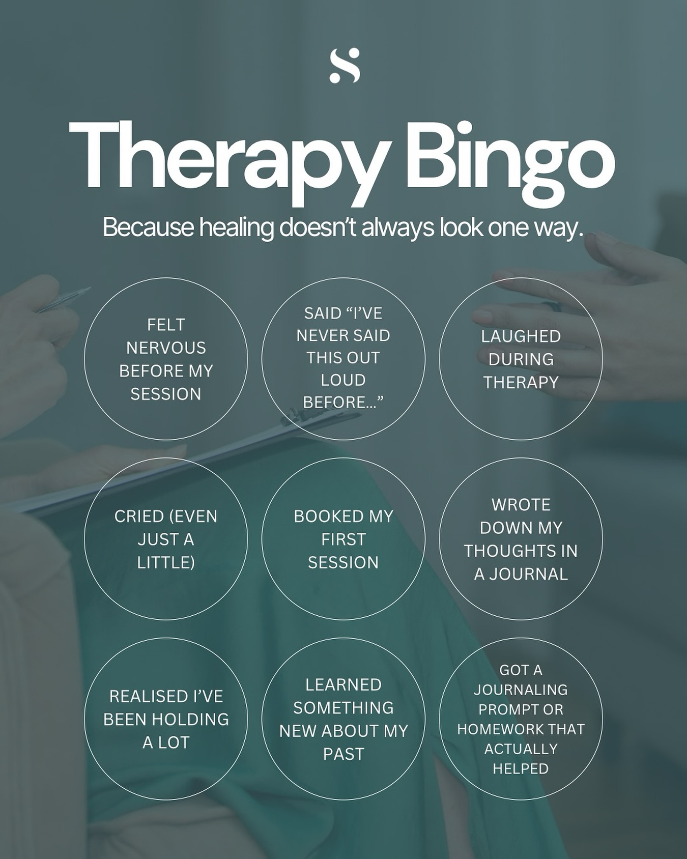 Therapy isn’t always serious 😙 sometimes it’s the little moments that make the biggest difference. How many of these have you ticked off in your therapy journey? 👀
Share your “bingo” with us and if you haven’t started yet, your first square could be booking your very first session.
#Therapy #mentalhealthmalaysia