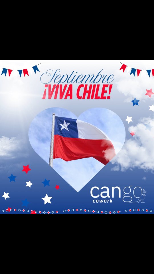 En Cango Cowork queremos desearles unas lindas fiestas patrias a todos nuestros amigos! Que el espíritu de celebración esté presente en todos sus hogares! Pásenlo bien y sean responsables también, como buenos emprendedores y trabajadores 😊💕☺️👩🏻💻
Les enviamos un gran abrazo y a disfrutar!
Tiki Tiki Tiki 🇨🇱 !! 🥤
Equipo Cango Cowork.💕
#fiestaspatrias #cowork #emprendedores #profesionales #oficinas #18deseptiembre🇨🇱