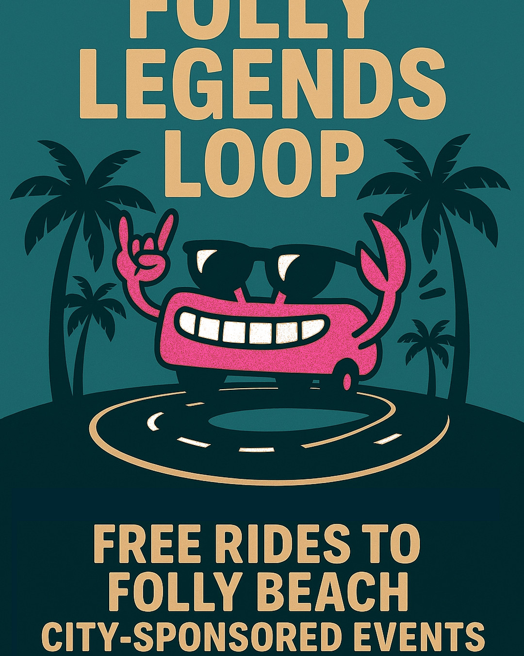 🚍 Exciting News! Starting October 1st, Folly Bus will be sponsoring the Folly Legends Loop! 🎉 This FREE ride service is exclusively for our wonderful Folly Beach residents aged 55+, to and from their Folly Beach homes, to city-sponsored events. We're all in on keeping our citizens connected, active, and engaged by providing safe, reliable, and fun transportation. Visit our Folly Legends Loop page (link below) to learn How it Works and reserve your ride today!
https://www.follybus.com/folly-legends-loop