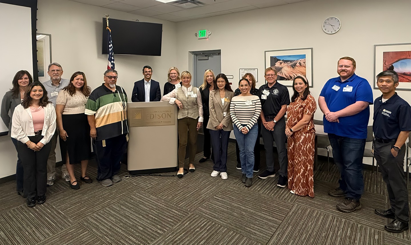 On October 2, ACC-OC hosted a Better Opportunities for Learning and Development (BOLD) Program with Southern California Edison at their Westminster Fenwick facility. Attendees toured SCE’s Grid Technology Development (GTD) labs and gained an inside look at cutting-edge innovations. The program highlighted advanced simulation tools for wildfire mitigation, new substation equipment that lowers costs, enhanced communication technologies that strengthen grid resilience, and next-generation meters that empower customers with better energy insights. ⚡️
A special thank you to Southern California Edison and the engineers who guided the tour:
Maziar Isapour, Senior Engineer
Nicole Rexwinkel, Senior Engineer
Ernesto Cortez, Senior Engineer
Anthony Pineda, Engineer
📍 SCE Grid Technology Learning Center, Westminster
🔗 Learn more about ACC-OC programs at accoc.org
#ACCOC #LocalLeadership #EnergyInnovation #SouthernCaliforniaEdison #GridTechnology #OrangeCounty