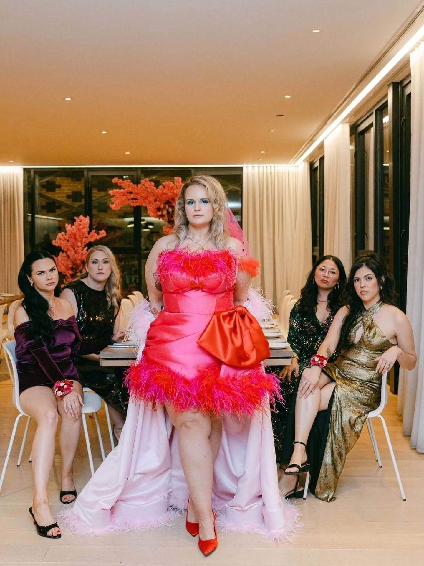 From the bride to her best girls — every strand styled with love.
Book your bridal preview with us today!
Hair for bride and bridal party: @pinmeupchicago FRENCHIE
Photography: @tawnyballardphotography
Venue: @schubas_tiedhouse
Veil: @madisonchamberlain_