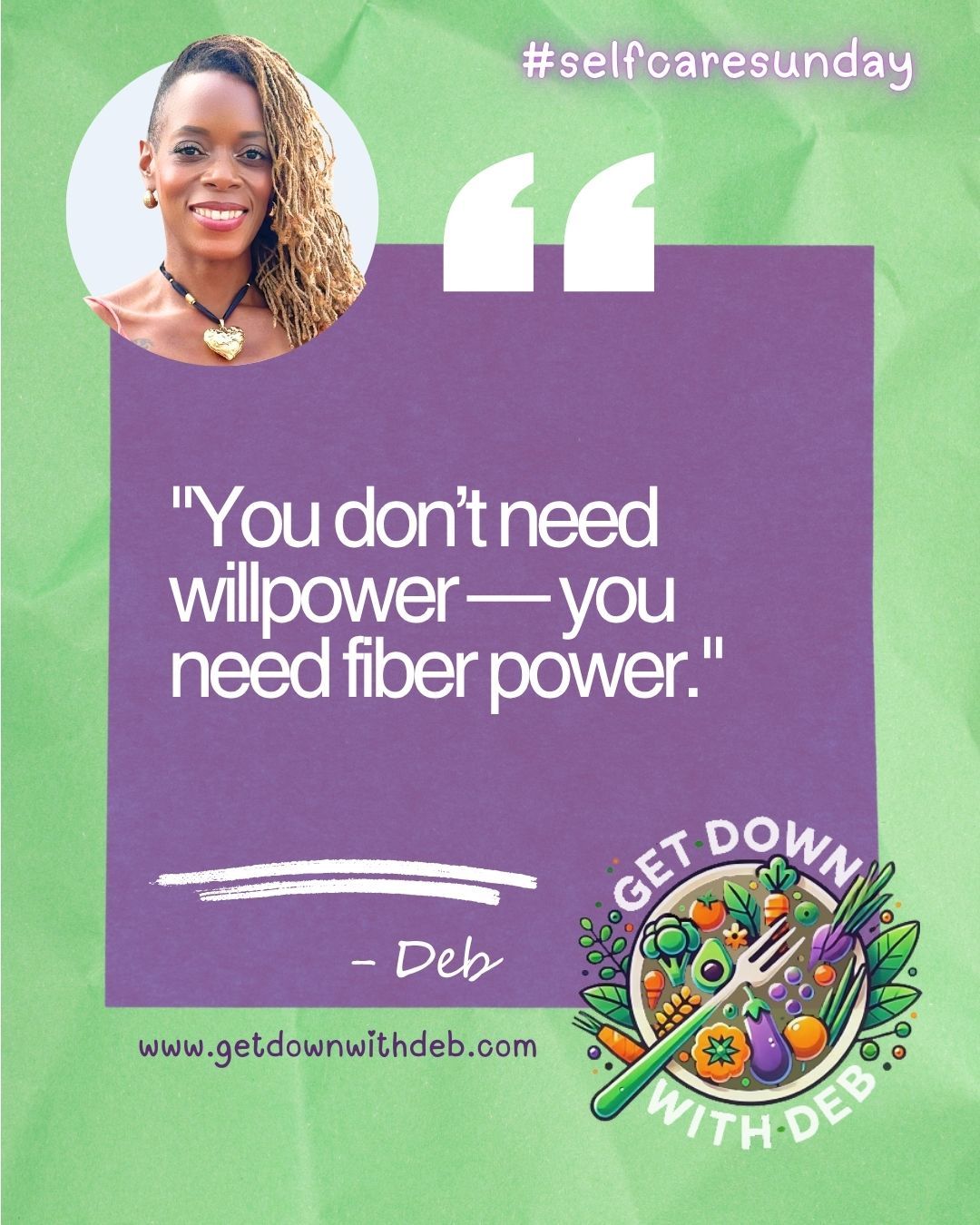 Check bio for upcoming Cooking Classes. Let’s get real about food, health, and the power of plants. What changes are you making this week? Share your thoughts below or tag someone who needs this reminder.
#GetDownWithDeb #FoodAsMedicine #PlantBasedHealing #EatToThrive #SelfCareSunday