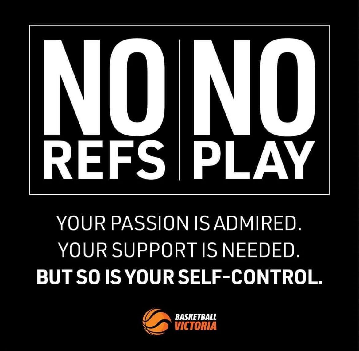 Let’s not forget… the game needs the referees, and they need to be given the space to do their job. #norefnoplay