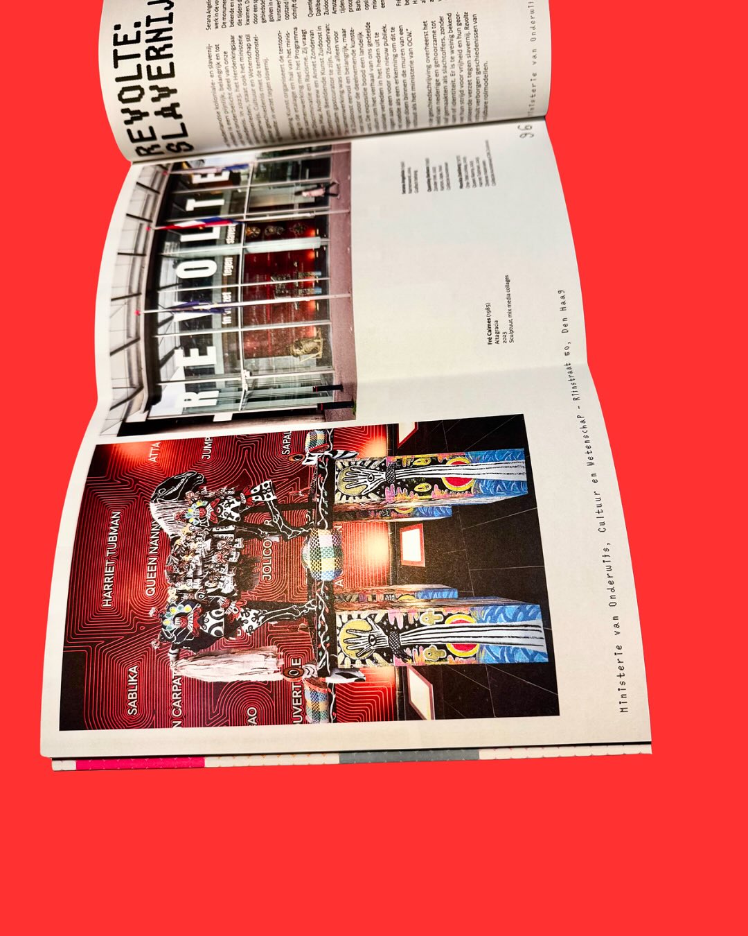 A special moment Iâm proud to share.
My work Altagracia has been featured in the publication âKunst maakt ruimteâ, celebrating 10 years of professional art in Dutch government spaces.
It still feels surreal to see my altar, my story, and my ancestors placed in such a significant context. What began as a personal search now stands among institutions, history, and future.
Grateful that Altagracia continues to find her place.
And grateful that my voice, my roots, and my rituals are given space to be seen.
đâš
#Altagracia #FreCalmes #StudioFrederickCalmes #CaribbeanArt #AfroDiasporaArt #ContemporaryArt #DutchArtScene #RitualArt #SpiritualArt #MixedMediaArt #ArtPublication #KunstMaaktRuimte #ProyektoTres #BlackArtistsInEurope #MuseumWork #ArtAndIdentity #VisualArtist #amsterdamartist