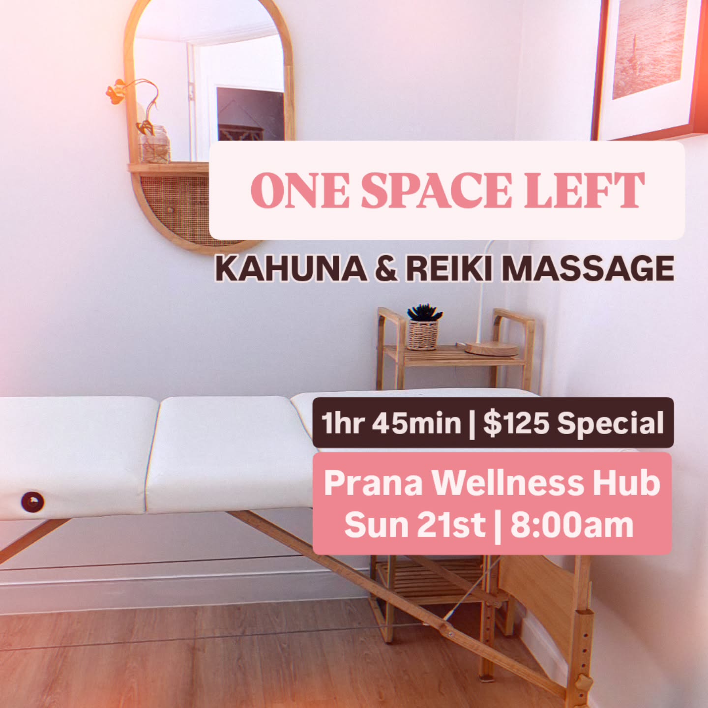 ✨️Final Opening | Sun 21st, 8:00am
@pranawellnesshub
A 1 hour 45 min devotional Bodywork experience blending Kahuna Massage with Reiki support.
Long, flowing strokes. Slow, intuitive rhythm, A deep invitation for your body to soften, release and reset and one of the busiest times of the year
So much of our energy goes into giving, tending, holding it all together. This is time to come back to centre, to yourself. To receive. To be nourished.
Offered at an introductory rate as I continue to deepen my practice.
Respectfully a women only service.
DM TO SNAP UP THE LAST SPOT!