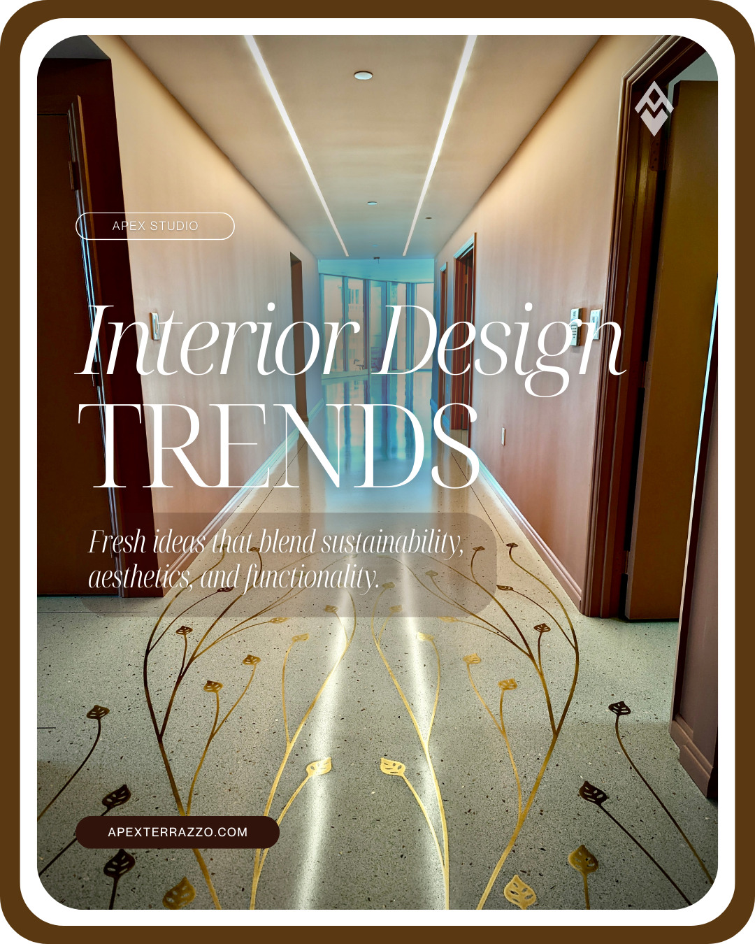 Terrazzo becomes more than a surface, it becomes a story.
A seamless canvas of movement, light, and delicate detail, designed to elevate interiors with quiet luxury and timeless appeal.
#TerrazzoFloor #BrassInlay #LuxurySurfaces
#TerrazzoDesign #ArchitecturalDetails
#InteriorDesignInspiration #ModernCraft
#SeamlessDesign #RefinedInteriors