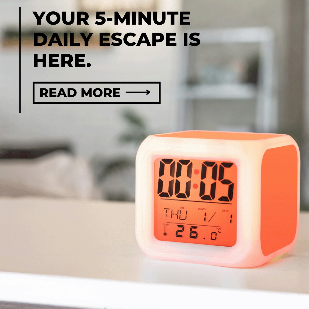 No time for meditation?
No energy for complicated routines?
What if 5 minutes could gently shift your whole day 🌿
Simple, realistic calm rituals for real life.
✨ FREE Calm & Clarity Sheet inside.
🔗 Link in bio No time for meditation?
No energy for complicated routines?
What if 5 minutes could gently shift your whole day 🌿
Simple, realistic calm rituals for real life.
✨ FREE Calm & Clarity Sheet inside.
🔗 Link in bio