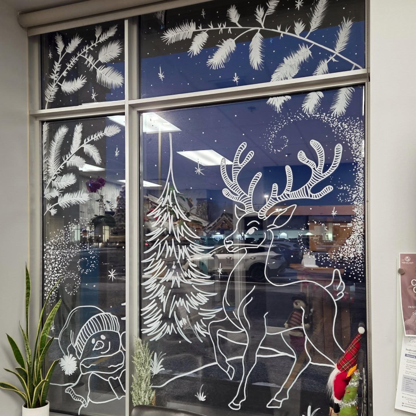 Huge thank you to @bripta for our wonderful winter wonderland windows! ❄️
.
.
.
#canadianchiropractor #canadianhealth #ontariochiropractor #ontariohealthcare #kingstonontario #ygklove #foreveryoungchiropractic #timeforanadjustment #festivewindows #tistheseason #winterwonderland