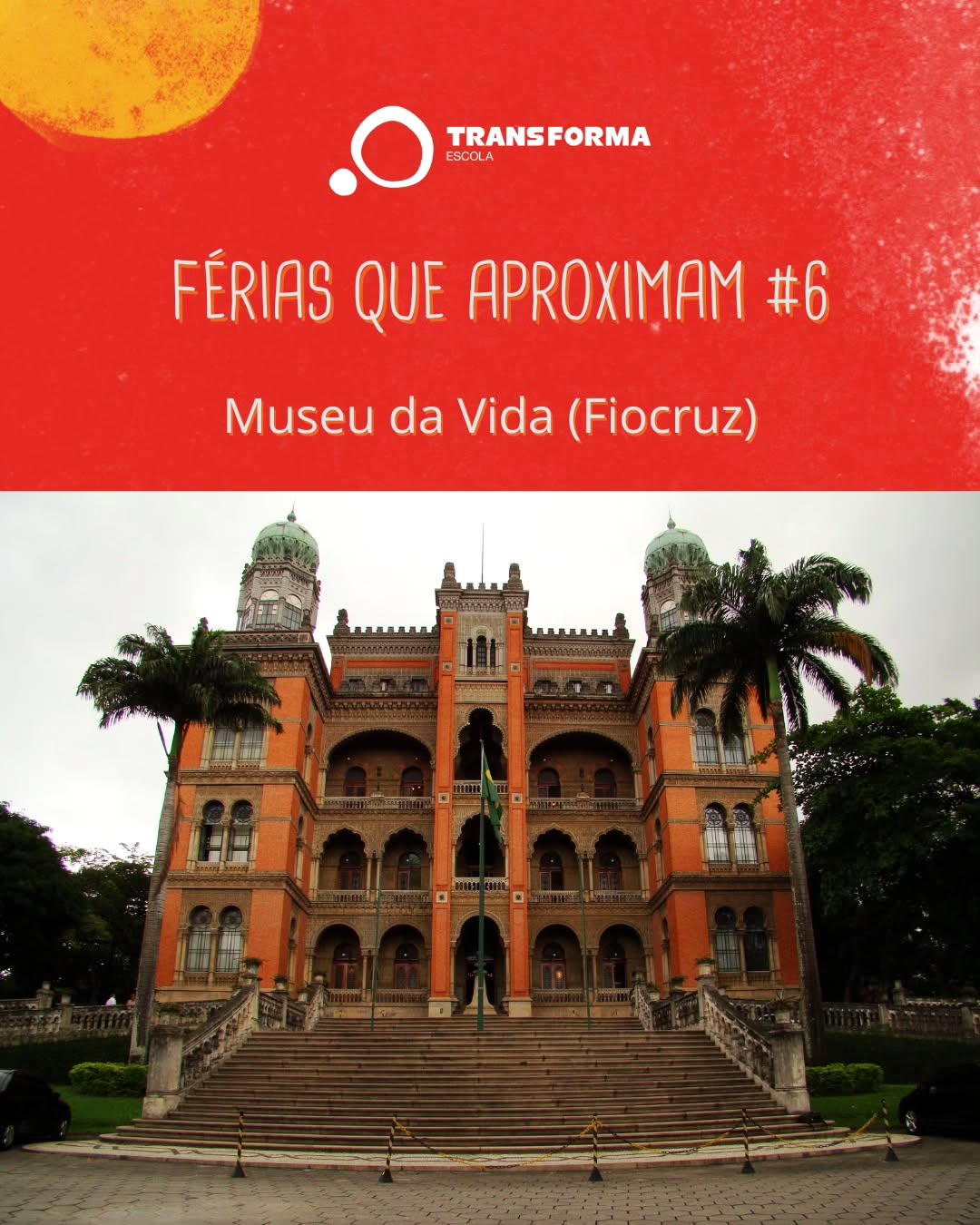 Férias também são sobre curiosidade.
O Museu da Vida mistura ciência, saúde, história e futuro de um jeito acessível e envolvente.
Um passeio que provoca perguntas e boas conversas entre gerações.
📍 Fiocruz
#TransFormaEscola #recreiodosbandeirantes #zonaoesterj #riodejaneiro #escolanorecreio escolarj escola escolaparticular matrículasabertas matrículas2026 feriasrj
