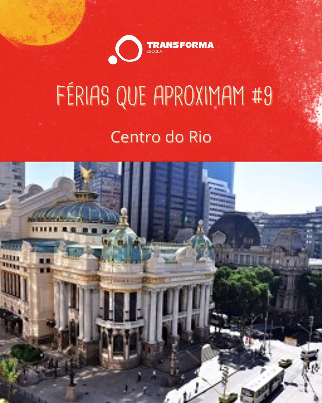 Férias também são sobre olhar a cidade com outros olhos.
Caminhar pelo Centro é descobrir camadas de história, contrastes e narrativas que formam o Rio.
Um passeio para observar, perguntar e conversar sobre o mundo real.
📍 Centro
#TransFormaEscola #feriasrj #escolanorecreio #escolaparticular #matriculas2026