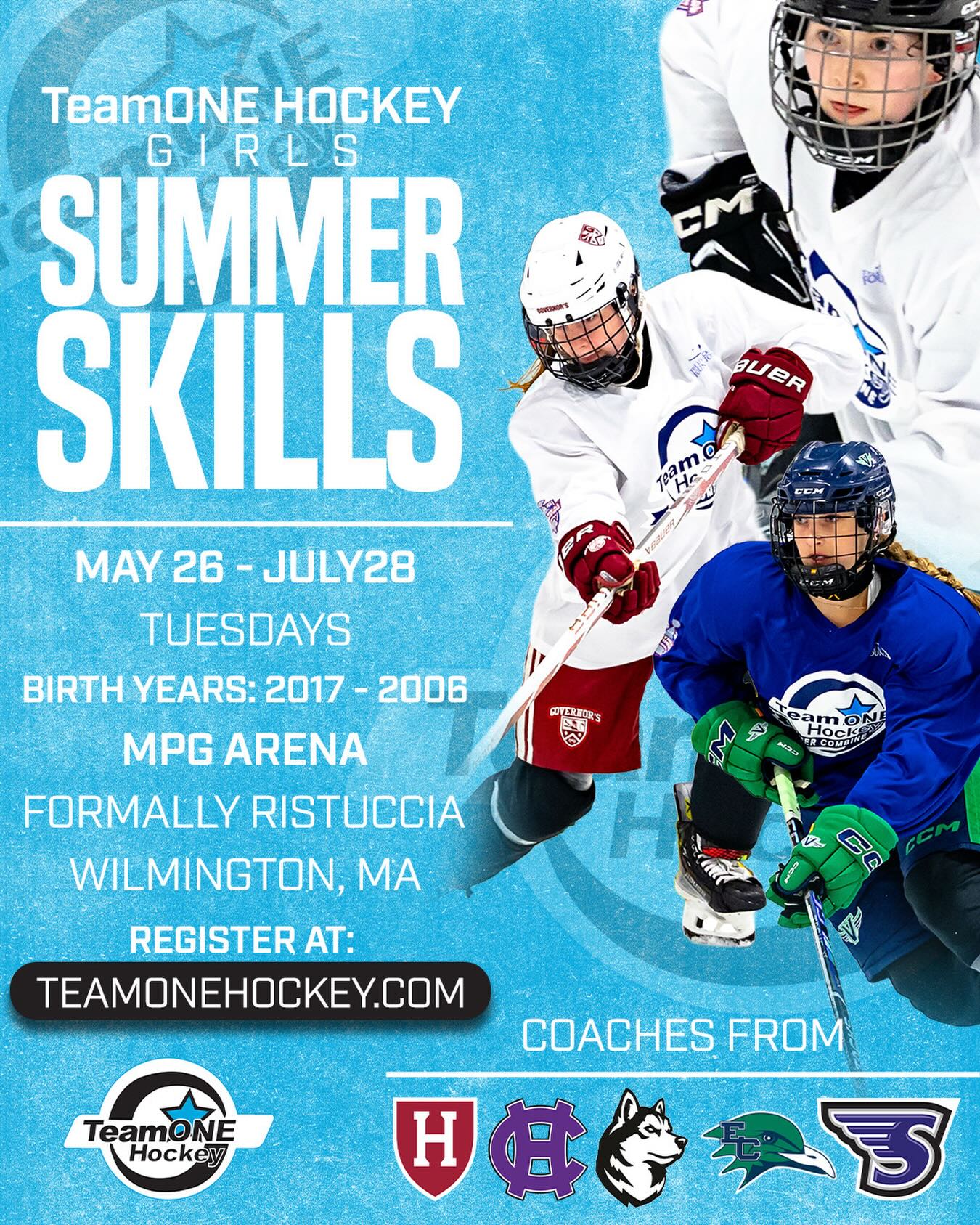 TeamONE Summer Skills Sign up is LIVE !!!!! 3 groups, Limited to 30 skaters & 4 goalies limit per group!!
Link in Bio!
Go to teamonehockey.com to register !