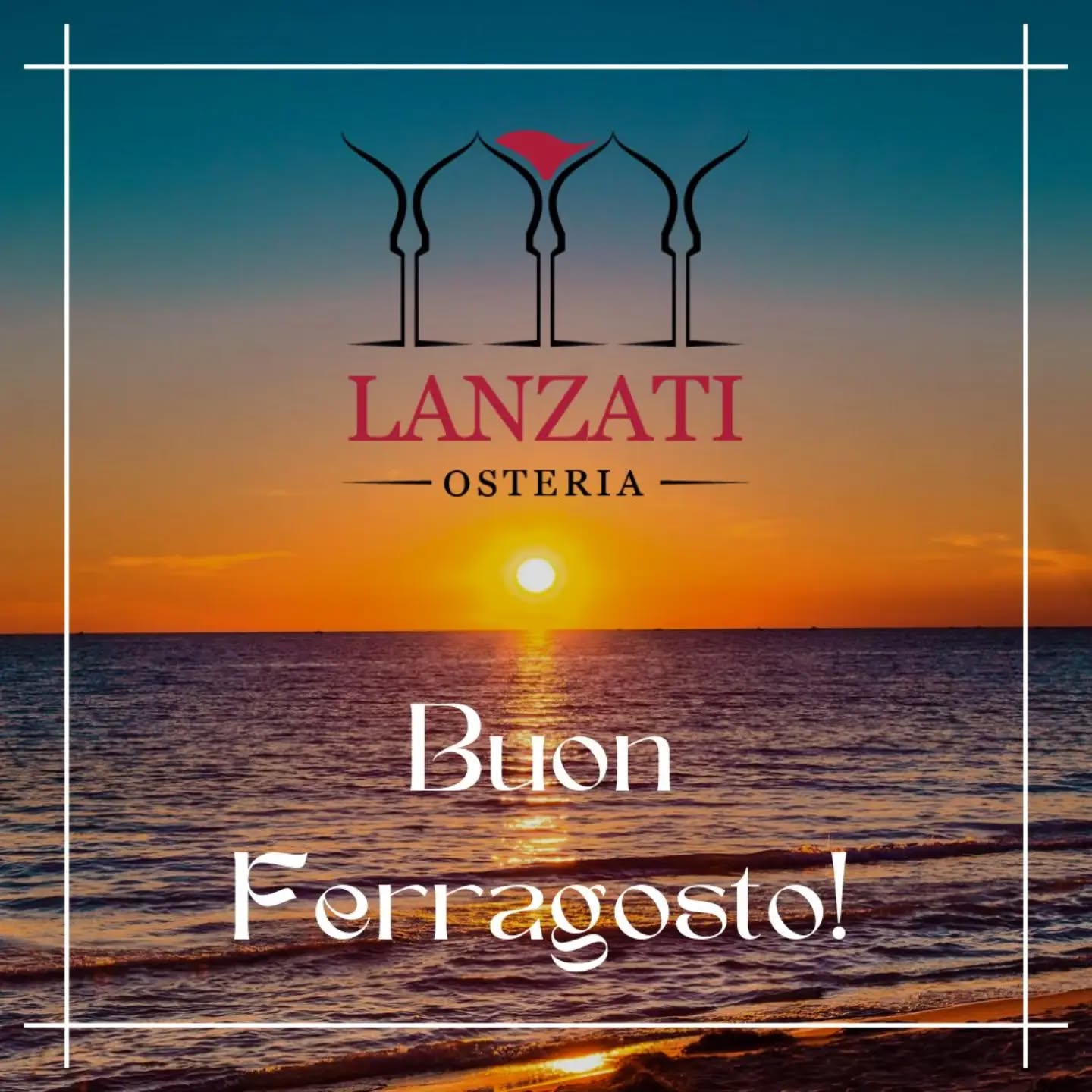 Auguri per un Ferragosto pieno di sogni e di stelle cadenti 💫✨....e buon cibo!
Non vediamo l'ora di rivedervi!
Ci rivediamo il 28 agosto a pranzo
#osterialanzati