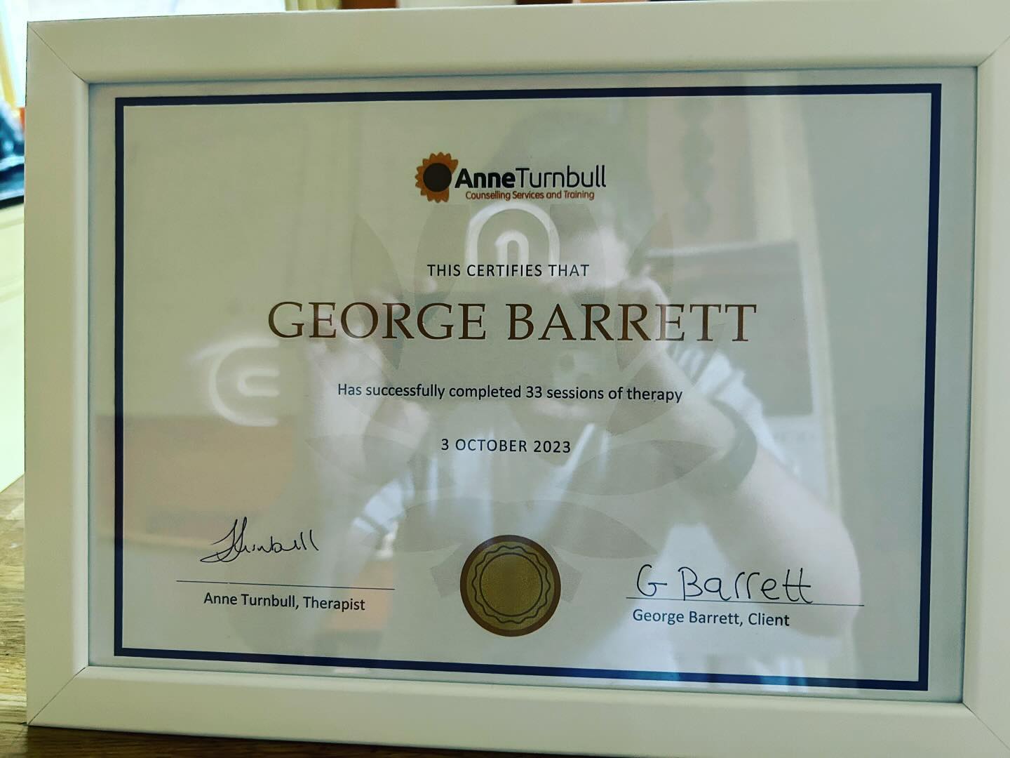 Finished my EMDR journey today. I’m so proud of myself for taking this step. #mentalhealth #psychology #selfimprovement #therapy