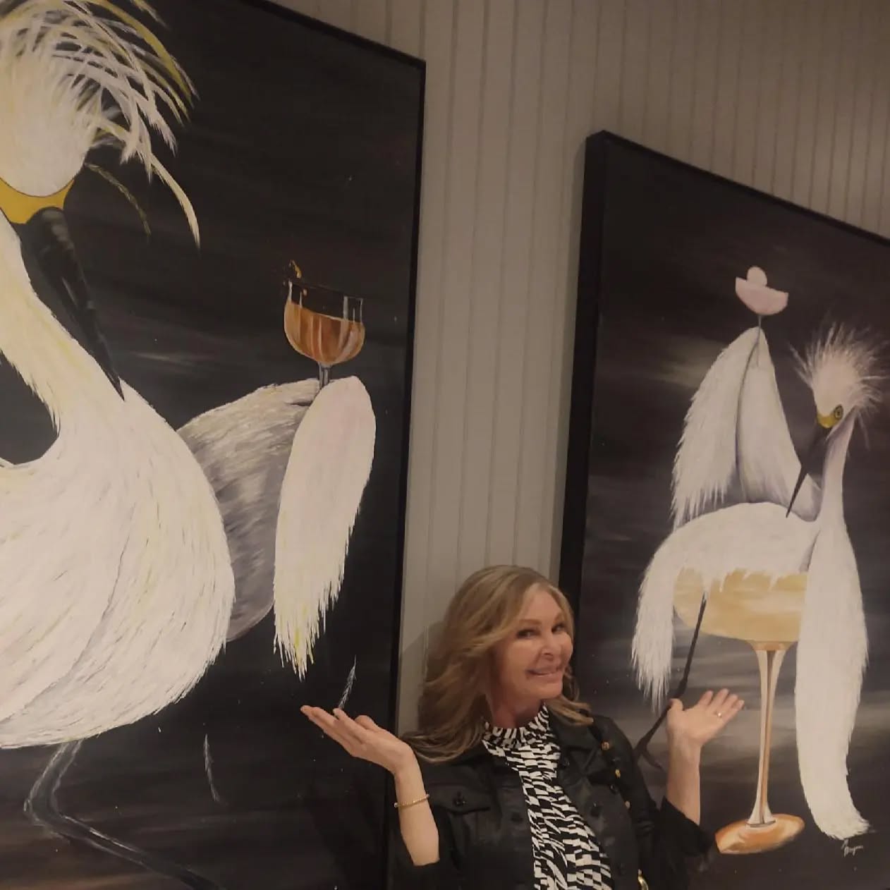 Enjoyed seeing the party fowl in their new home at Bay View Restaurant and Bar!