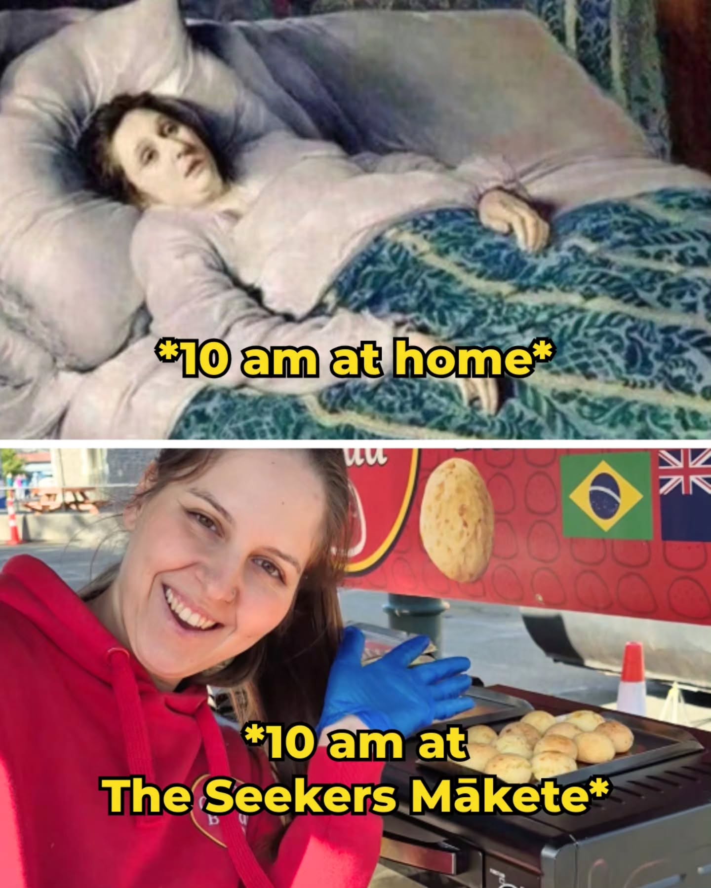 Swap the bed sheets for the sunny @artscentrechch courtyard and treat yourself to the best vibe in Christchurch (and the cheesiest gluten free snack in town, obviously). ☀🧀
The Seekers Mākete @seekersmakete
📍 The Arts Centre Market Square
🗓 Saturday, March 7th
🕙 10am - 3pm
Tag a friend who needs to get out of bed this weekend!
#cheesebread #SupportLocal #pãodequeijoNZ #glutenfree #coeliac