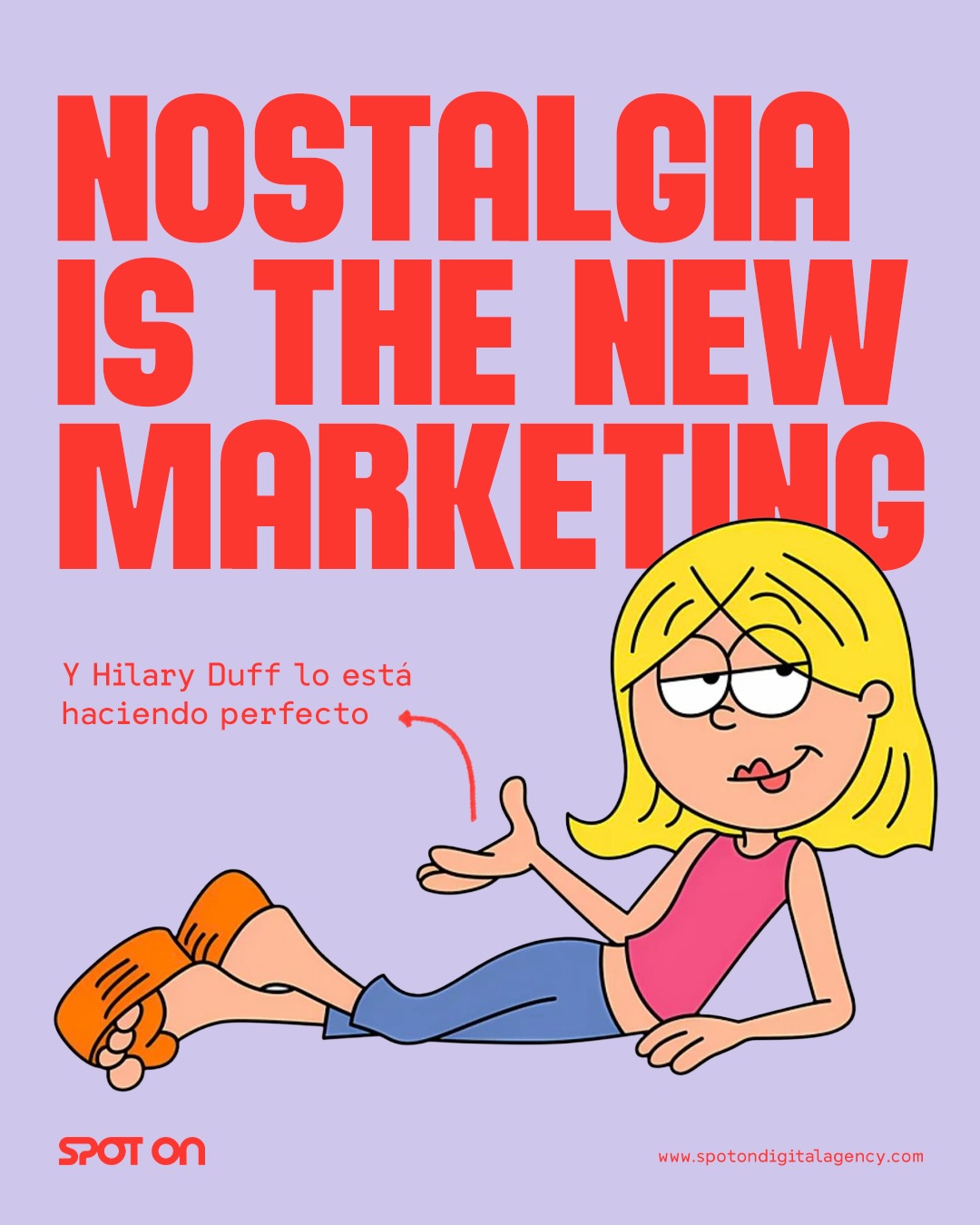 ¿Tu for you page está lleno de Hilary Duff? ¿O es que el 2003 nunca se fue? 🥹
Esto no es un simple comeback, es identidad cultural activándose otra vez.
Hilary Duff no le está hablando a todo el mundo, le está hablando a una generación que crecimos con ella y que 20 años después sigue captando la atención😌
¿Y cuál es la lección de todo esto?
En un mundo donde el mercado cambia todo el tiempo, la ventaja no siempre está en lanzar algo nuevo.
A veces está en entender el capital emocional que ya construiste y saber cuándo volver a activarlo 💡