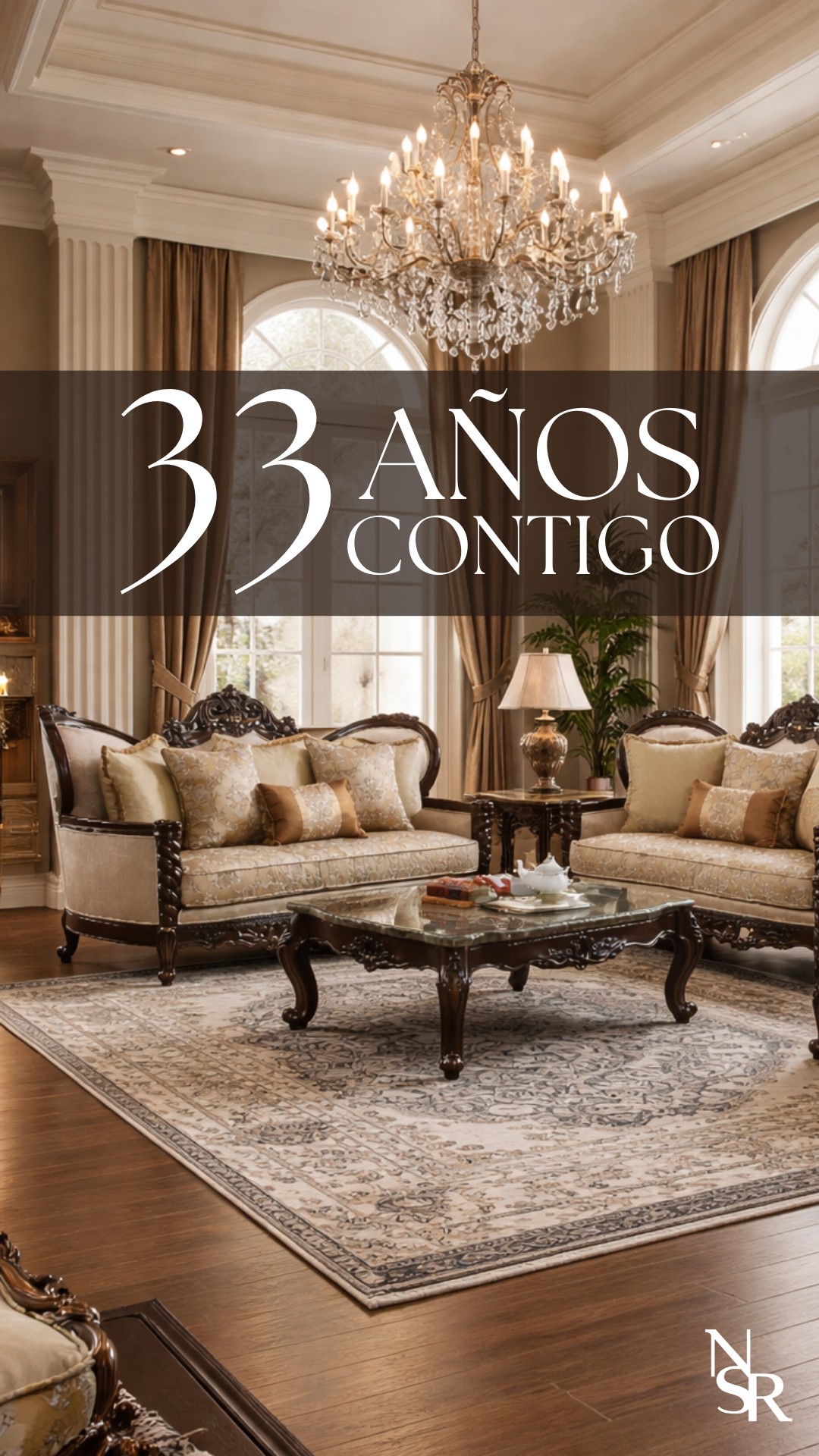 🎉 33 años creando espacios que inspiran hogares.
Para celebrarlo contigo, durante todo marzo disfruta un 40% de descuento en toda la tienda, hasta 12 meses sin intereses y flete gratis a distintos lugares del país y área metropolitana.
Es el momento perfecto para darle a tu hogar el diseño, la elegancia y el confort que merece. ✨🏡
🟢Nasser Muebles, Calidad que Distingue.
#NasserMuebles #33Aniversario #RenuevaTuHogar #diseñoquedistingue
📲55 5966 5919
🌐nassermuebles.com
📍 Av. Lomas verdes #54