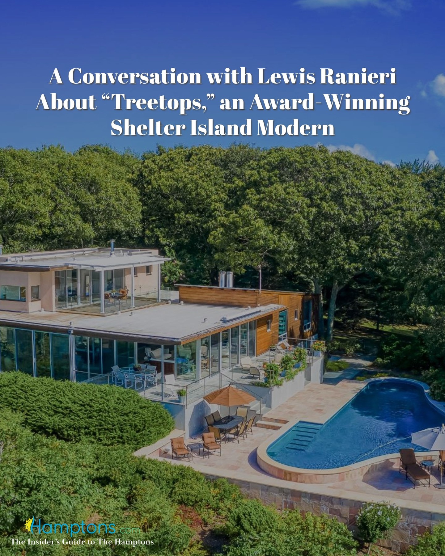 Perched 162 feet above sea level on one of Shelter Island’s highest natural elevations, the modern residence at 42 Prospect Avenue + Part 23 Serpentine Drive, known as “Treetops,” is recognized for both its architecture and its wide-ranging views. Built in 2002 and designed by architect Frederick Stelle, who was honored with an AIA Archi Award, the home was inspired by the original structure on this site that was designed by Peter Schladermundt—whose work was featured at the 1964 New York World’s Fair.
Set on 3.41 acres, the three-story residence overlooks Peconic Bay, the North Fork, Long Island Sound, and, on clear days, has views to the Connecticut shoreline. The design uses expanses of glass to open the house to its surroundings, keeping the landscape in constant view.
Owned by financier Lewis Ranieri, widely recognized for his role in developing the mortgage-backed securities market, the property serves as a counterpoint to the pace of his professional life.
@penelopemoorerealestate
@hamptonsrealestate
Read the full article at Hamptons.com (Link in Bio)
.
.
.
.
.
#shelterisland #treetops #awardwinningmodernhome #luxuryrealestate Perched 162 feet above sea level on one of Shelter Island’s highest natural elevations, the modern residence at 42 Prospect Avenue + Part 23 Serpentine Drive, known as “Treetops,” is recognized for both its architecture and its wide-ranging views. Built in 2002 and designed by architect Frederick Stelle, who was honored with an AIA Archi Award, the home was inspired by the original structure on this site that was designed by Peter Schladermundt—whose work was featured at the 1964 New York World’s Fair.
Set on 3.41 acres, the three-story residence overlooks Peconic Bay, the North Fork, Long Island Sound, and, on clear days, has views to the Connecticut shoreline. The design uses expanses of glass to open the house to its surroundings, keeping the landscape in constant view.
Owned by financier Lewis Ranieri, widely recognized for his role in developing the mortgage-backed securities market, the property serves as a counterpoint to the pace of his professional life.
@penelopemoorerealestate
@hamptonsrealestate
Read the full article at Hamptons.com (Link in Bio)
.
.
.
.
.
#shelterisland #treetops #awardwinningmodernhome #luxuryrealestate